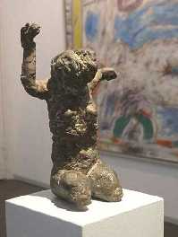 Sich Befreiende, 1978, Bronze (ursprnglich Ton, modelliert, bemahlt), 22,5 h, 3.600,00 €